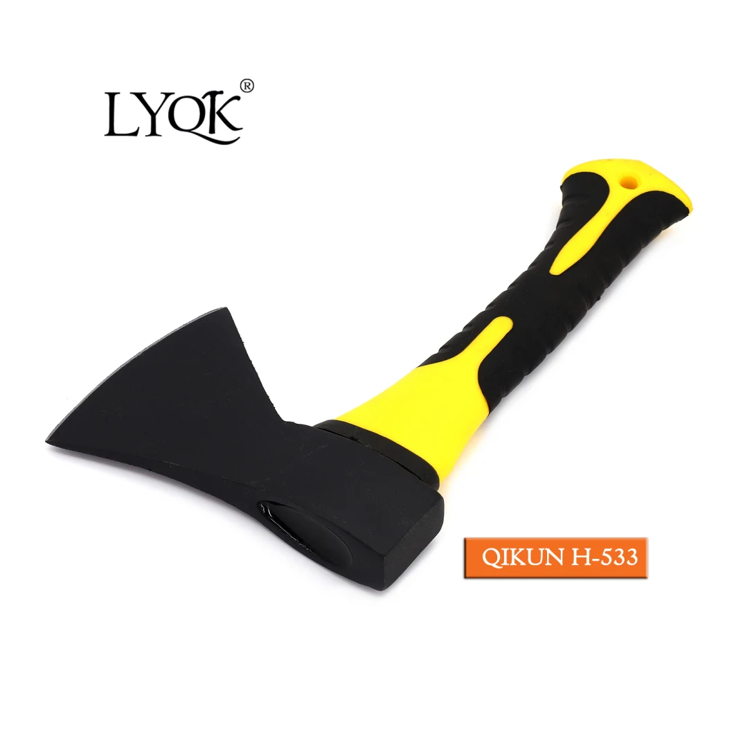 H-531 Construction Hardware Hand Tools Plastic Rubber Handle Hammer Axe