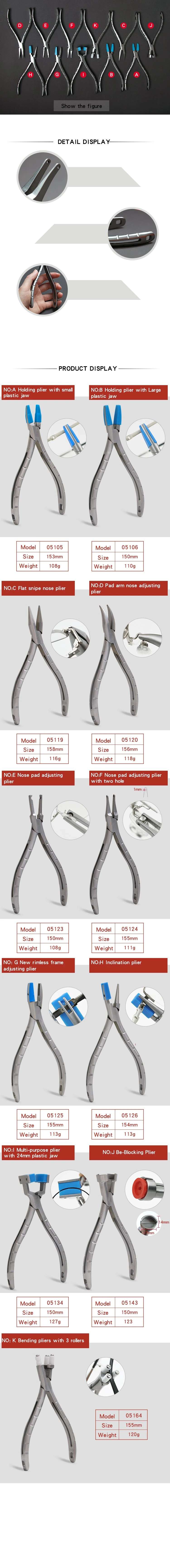 Hot Sale Stainless Steel Pliers with Hollow-out Handle